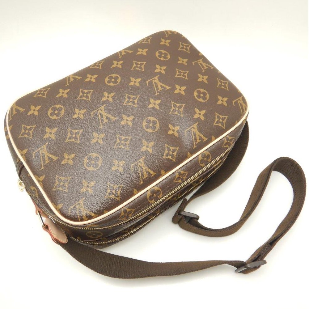 Louis Vuitton Monogram Reporter PM Brown Diagonal Shoulder