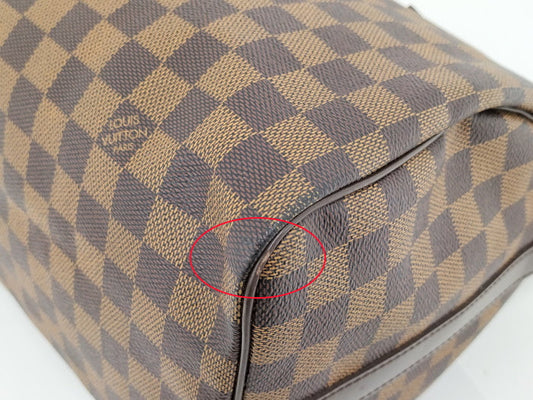 Louis Vuitton Speedy Bandouliere 30 2 Way Shoulder Bag Damier Ebene