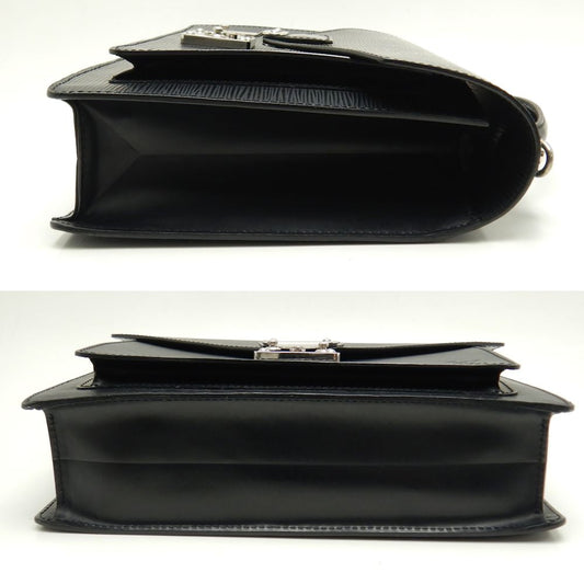Louis Vuitton Epi Monceau Noir Handbag Black