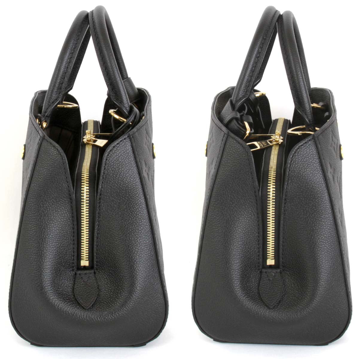 Louis Vuitton Montaigne BB Handbag Monogram Empreinte Noir