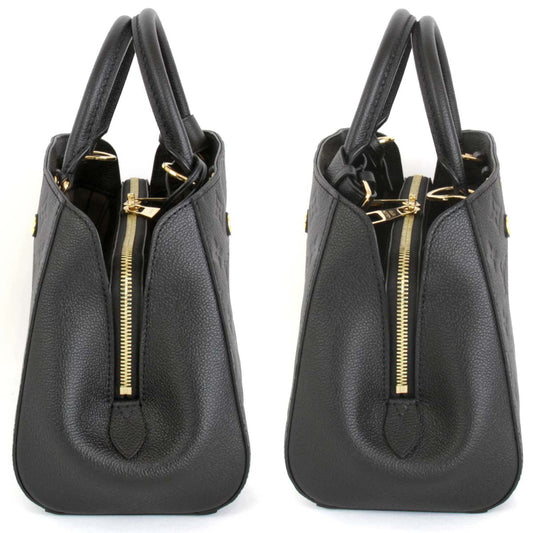 Louis Vuitton Montaigne BB Handbag Monogram Empreinte Noir