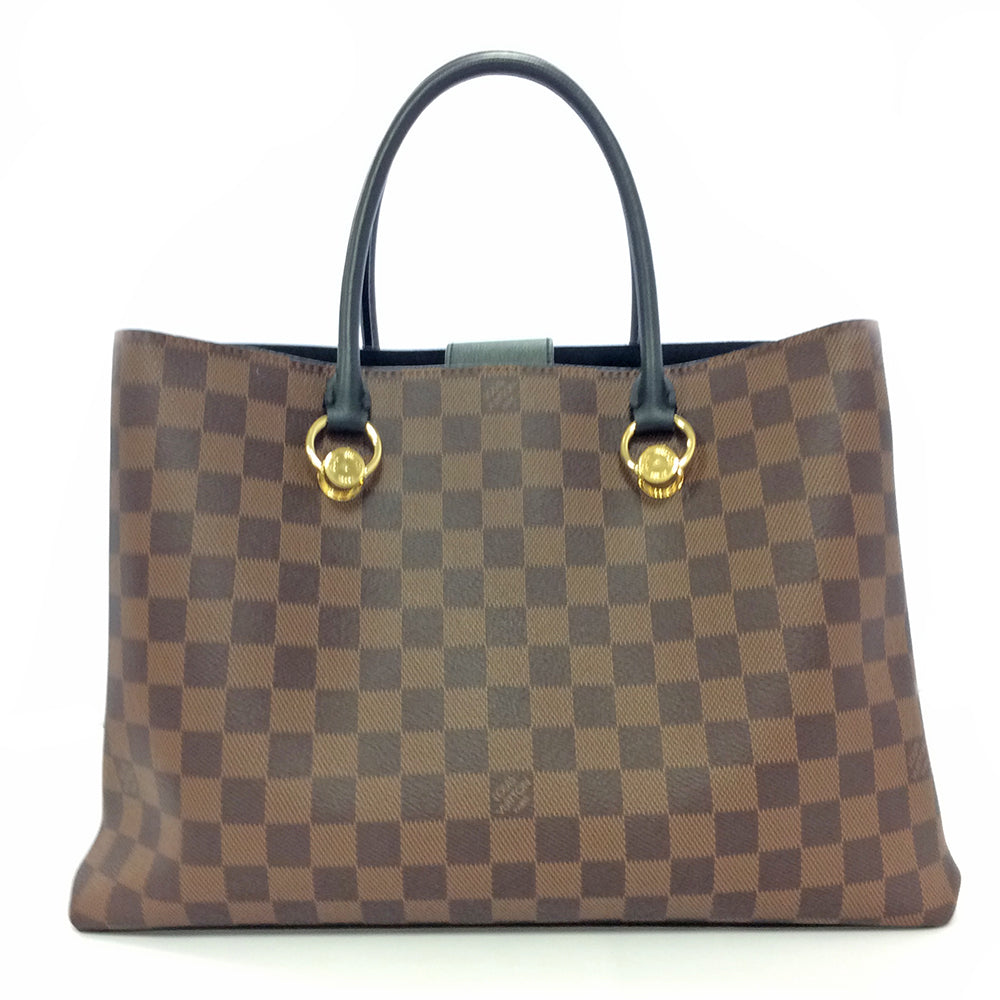 Louis Vuitton LV Riverside Damier Ebene Brown Black Shoulder Bag