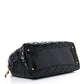 Glazed Calfskin Castle Rock Bowling Bag Black