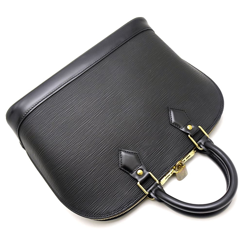 Louis Vuitton Epi Alma Noir Handbag Black