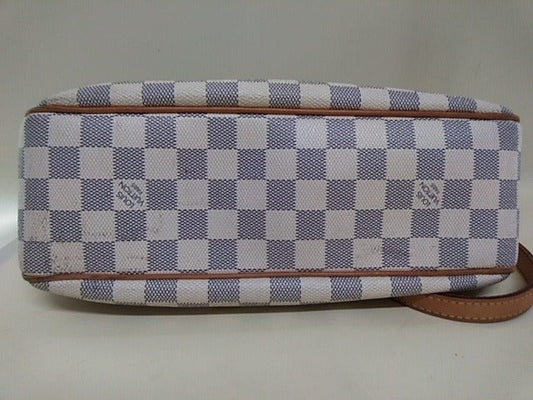 Louis Vuitton Siracusa PM Shoulder Bag Damier Azur