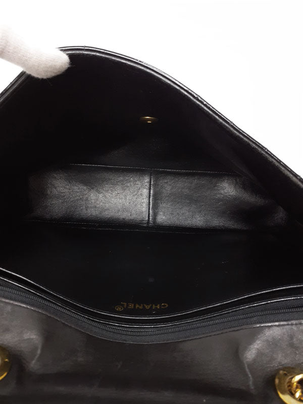 Chanel Mademoiselle Chain Shoulder Bag Black