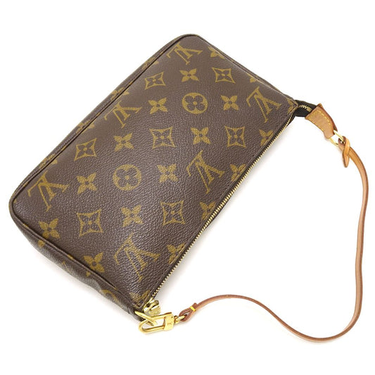 Louis Vuitton Monogram Pochette Accessoire Brown Accessory Pouch