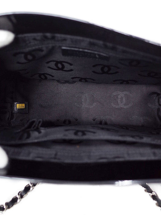 Chanel Coco Mark Chain Shoulder Bag Black