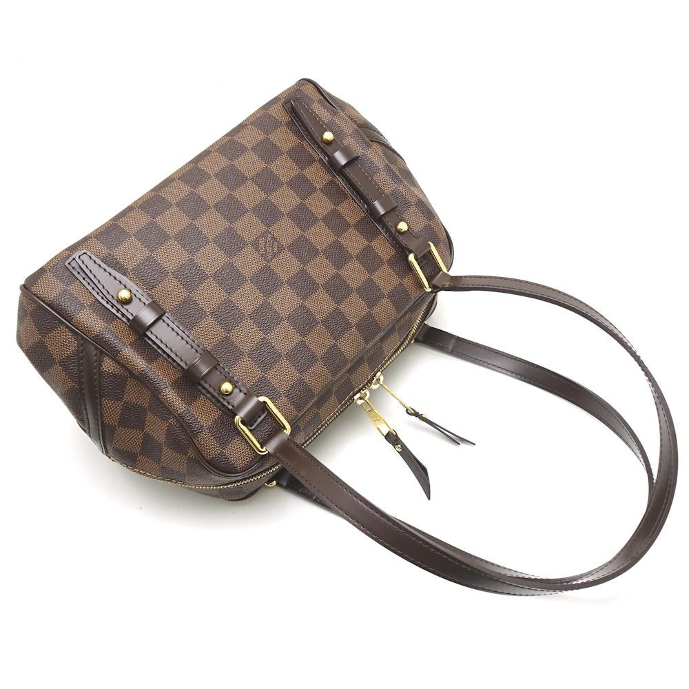 Louis Vuitton Damier Rivington PM Ebene Handbag Brown