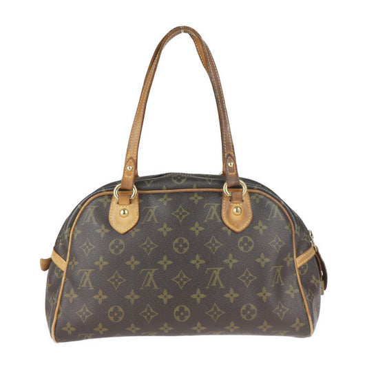 Louis Vuitton Montorgueil PM Monogram Handbag Canvas Brown