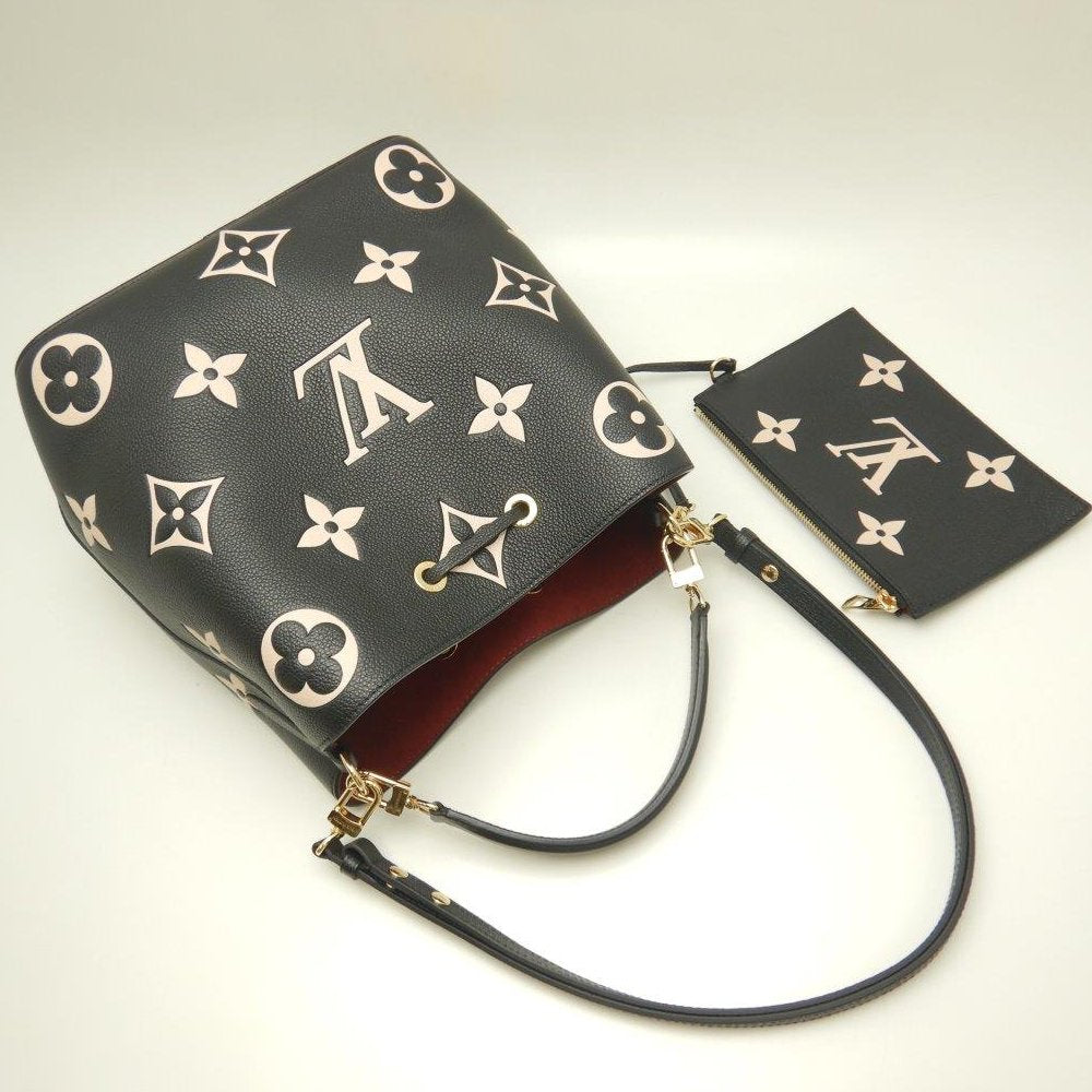 Louis Vuitton Emplant NeoNoe MM Black Beige 2WAY Bag