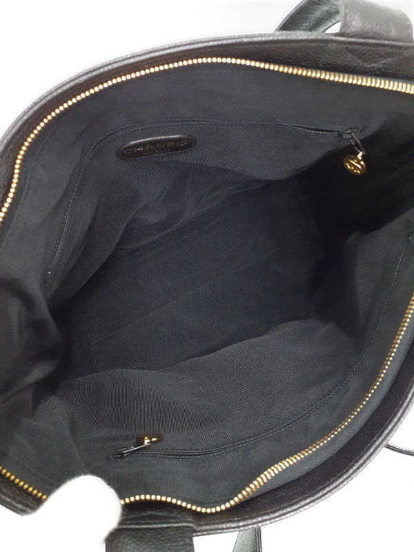 Chanel Coco Mark Shoulder Bag Black