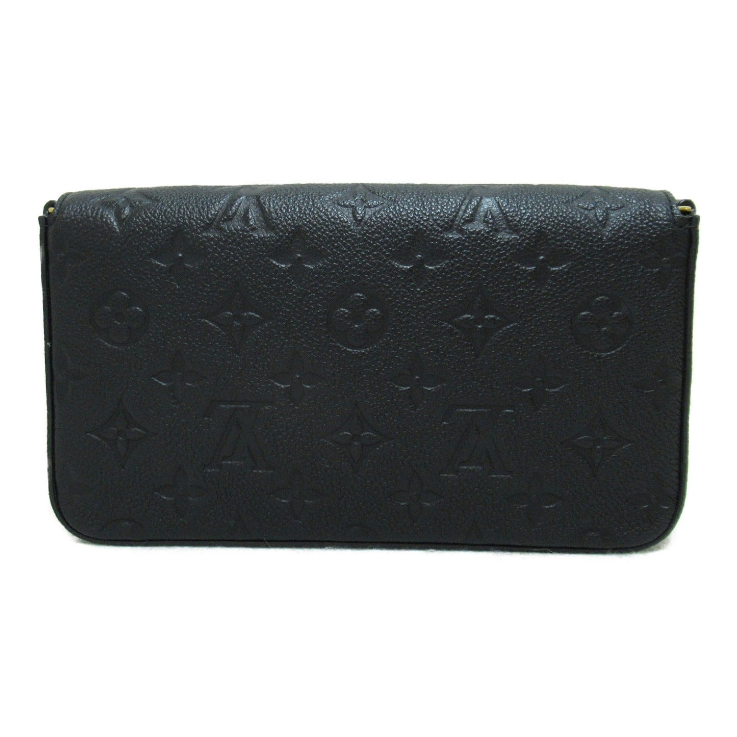 Louis Vuitton Pochette Felicie Shoulder Bag Leather Monogram Implant