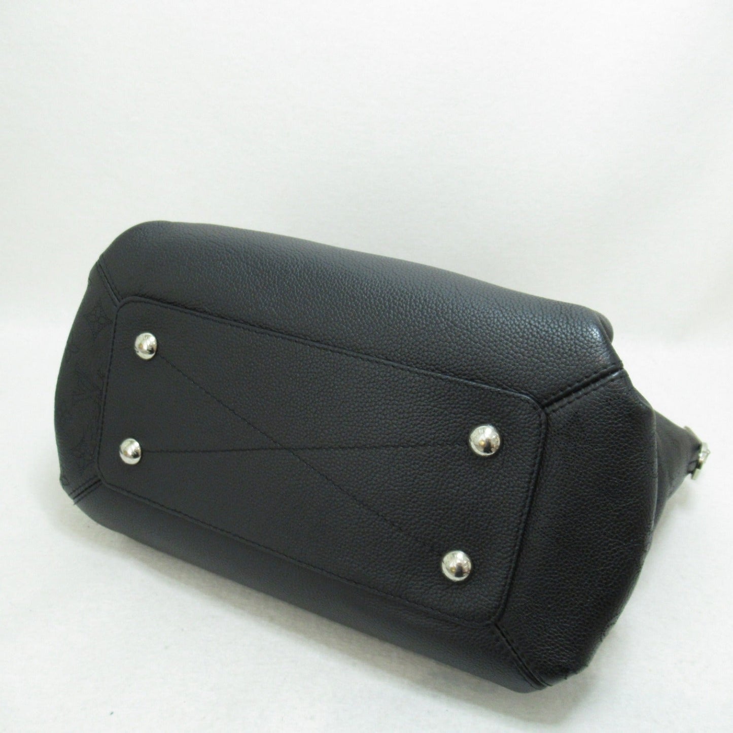 Louis Vuitton Haumea Tote Bag Leather Mahina Black