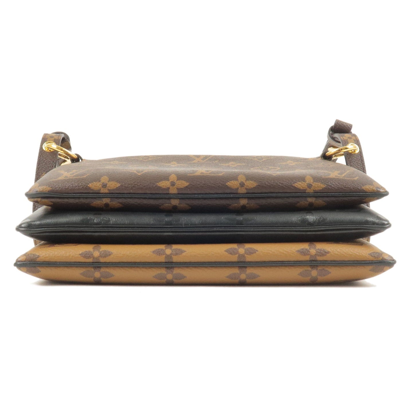 Louis Vuitton Monogram Reverse Pochette LV3 Shoulder Bag