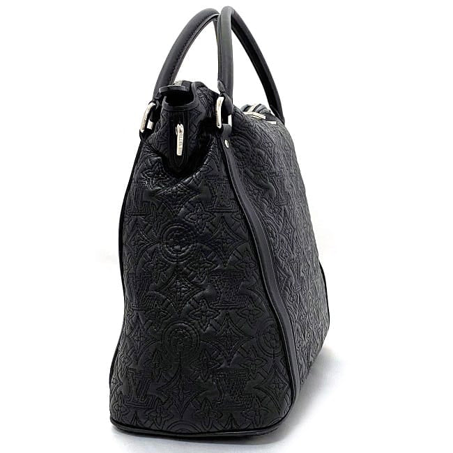 Louis Vuitton Ixia PM Black Silver Noir Monogram Shoulder Bag