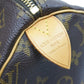 Louis Vuitton Speedy 30 monogram PVC leather gold