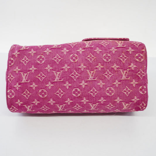 Louis Vuitton Handbag Monogram Denim Neo Speedy Fuchsia
