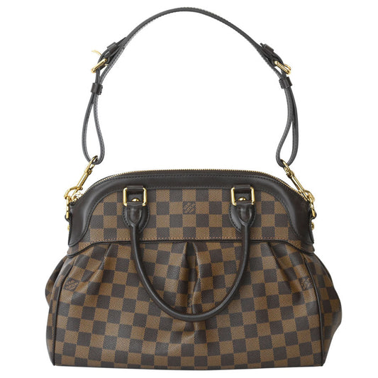 Louis Vuitton Trevi PM Damier Ebene 2 Way Handbag Shoulder Bag