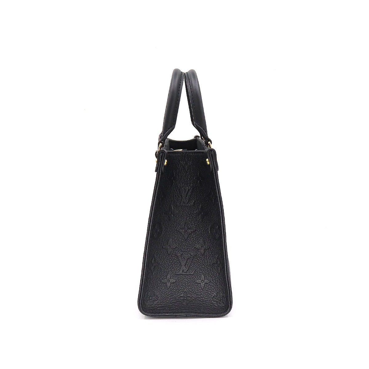Louis Vuitton Monogram Emplant Onthego PM 2 Way Tote Shoulder Bag Noir