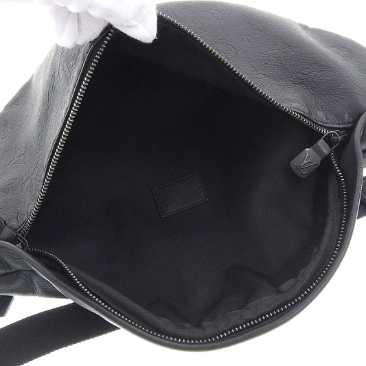 Louis Vuitton Monogram Shadow Discovery Bum Bag Body Bag Black