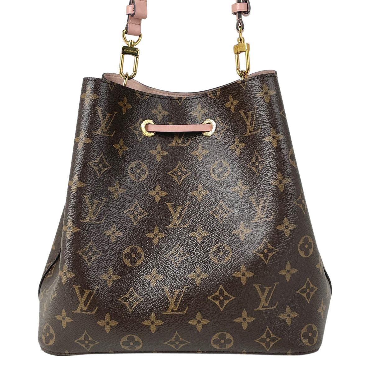Louis Vuitton Crossbody Drawstring Shoulder Bag Monogram