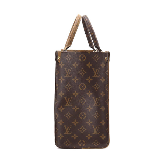 Louis Vuitton Giant Monogram Onthego MM 2 Way Tote Shoulder Bag