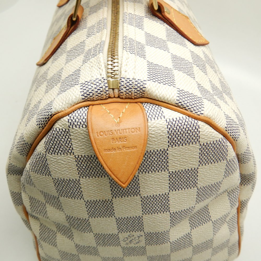 Louis Vuitton Damier Azur Speedy 30 Boston Bag