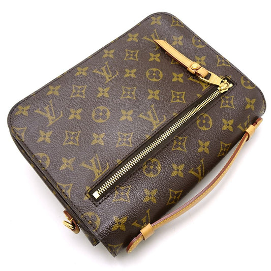 Louis Vuitton Monogram Pochette Metis MM Brown 2WAY Bag