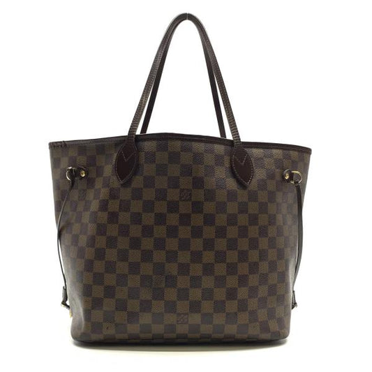 Louis Vuitton Neverfull Mm Tote Bag Shoulder Bag Damier Ebene