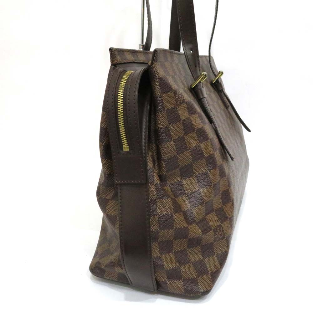 Louis Vuitton Damier Chelsea Tote Bag Brown