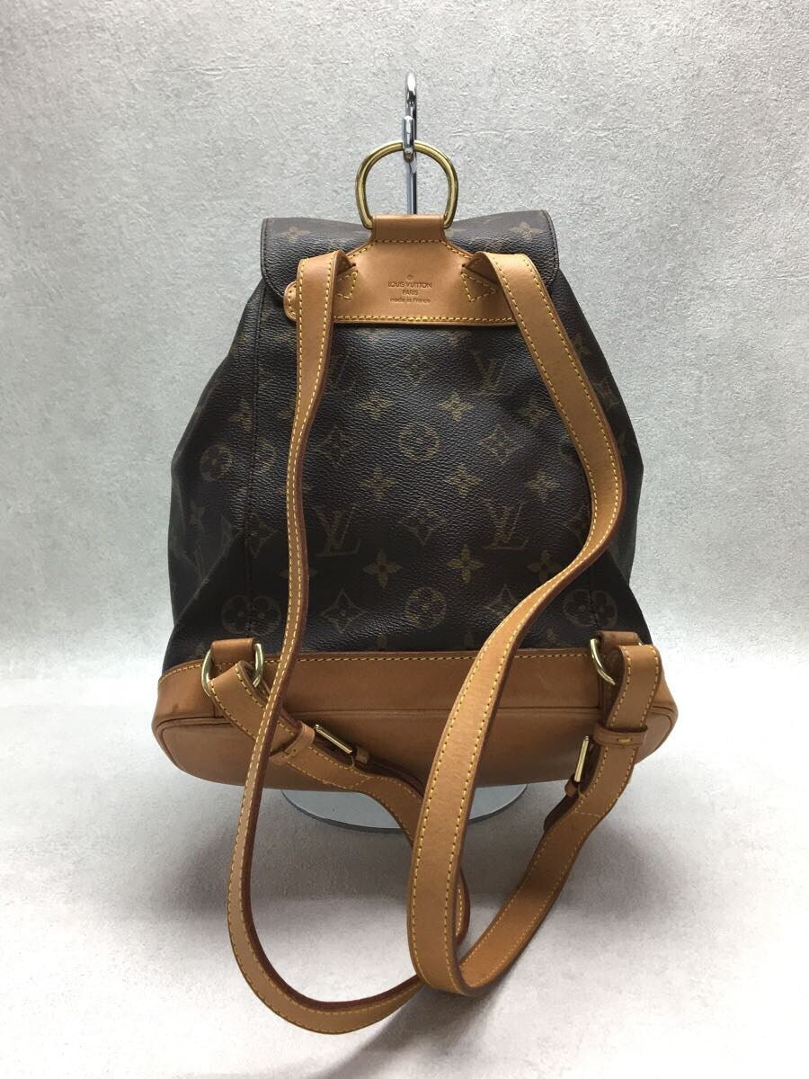 Louis Vuitton Backpack Montsouris MM Monogram PVC Brown