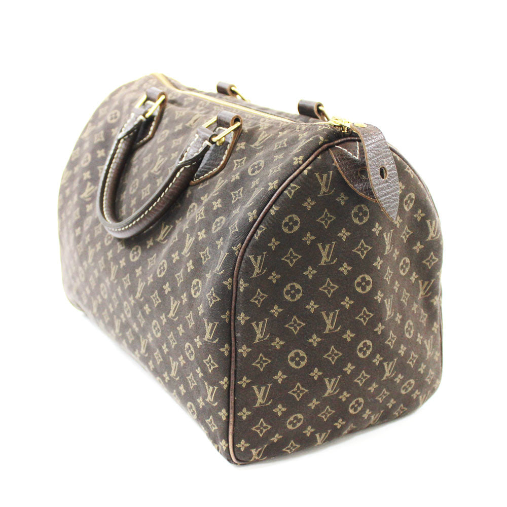 Louis Vuitton Speedy 30 Mini Boston Handbag Ebene Monogram
