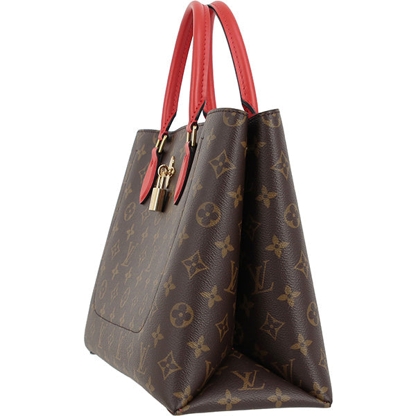 Louis Vuitton Tote Bag 2 Way Bag Flower Tote Monogram Leather