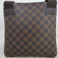 Louis Vuitton Crossbody Damier Pochette Melville Brown