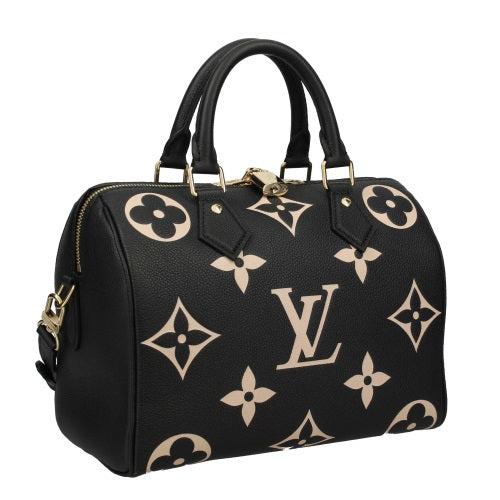 Louis Vuitton Monogram Empreinte Speedy Bandouliere 25 Bicolor