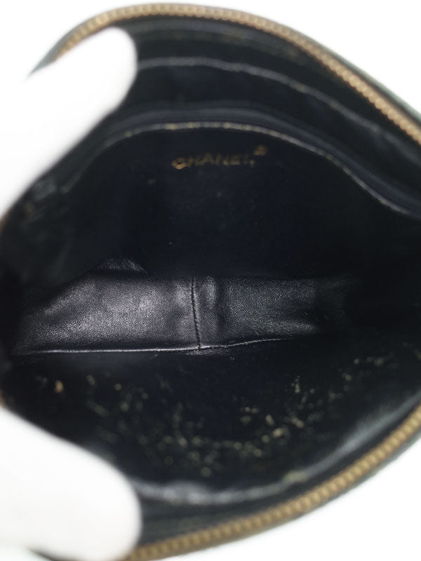 Chanel Coco Mark Chain Shoulder Bag Black