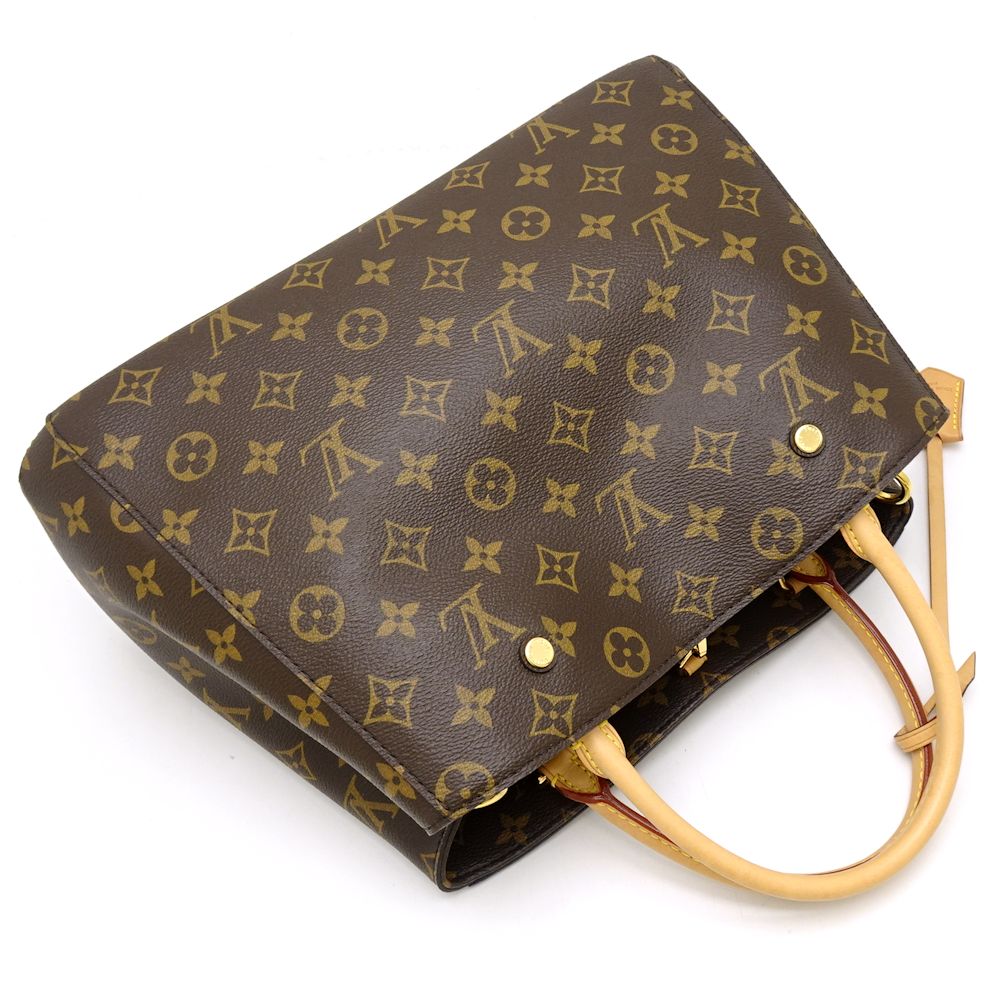 Louis Vuitton Monogram Montaigne MM Brown 2WAY Bag