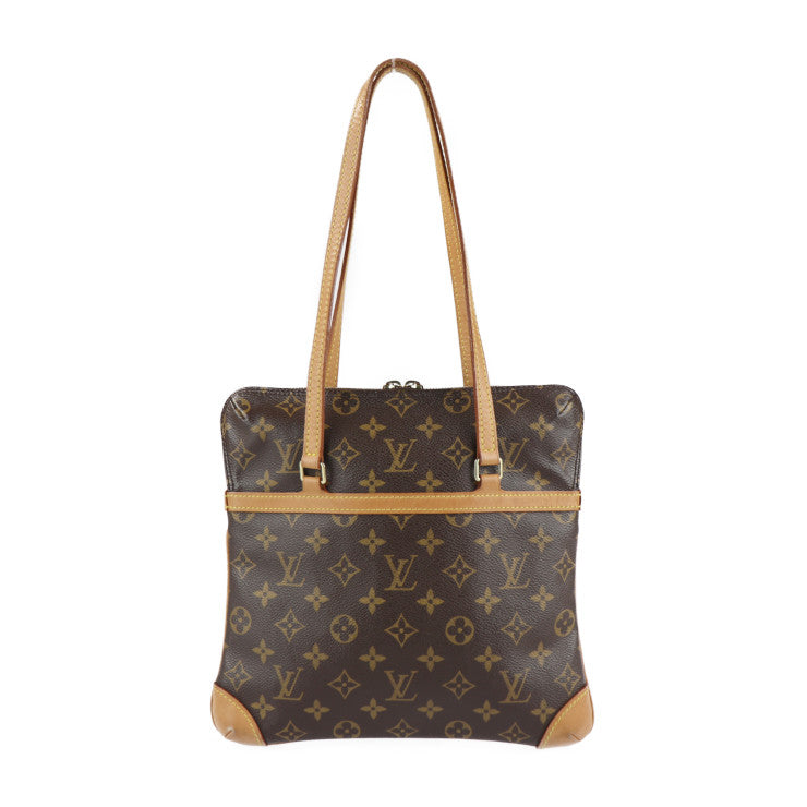 Louis Vuitton Cousin GM Shoulder Bag Monogram Canvas Leather Brown