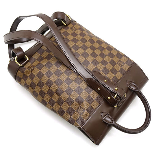 Louis Vuitton Damier Soho Ebene Backpack Brown
