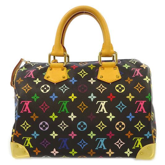 Louis Vuitton Handbag Monogram Multicolor Speedy 30 Noir