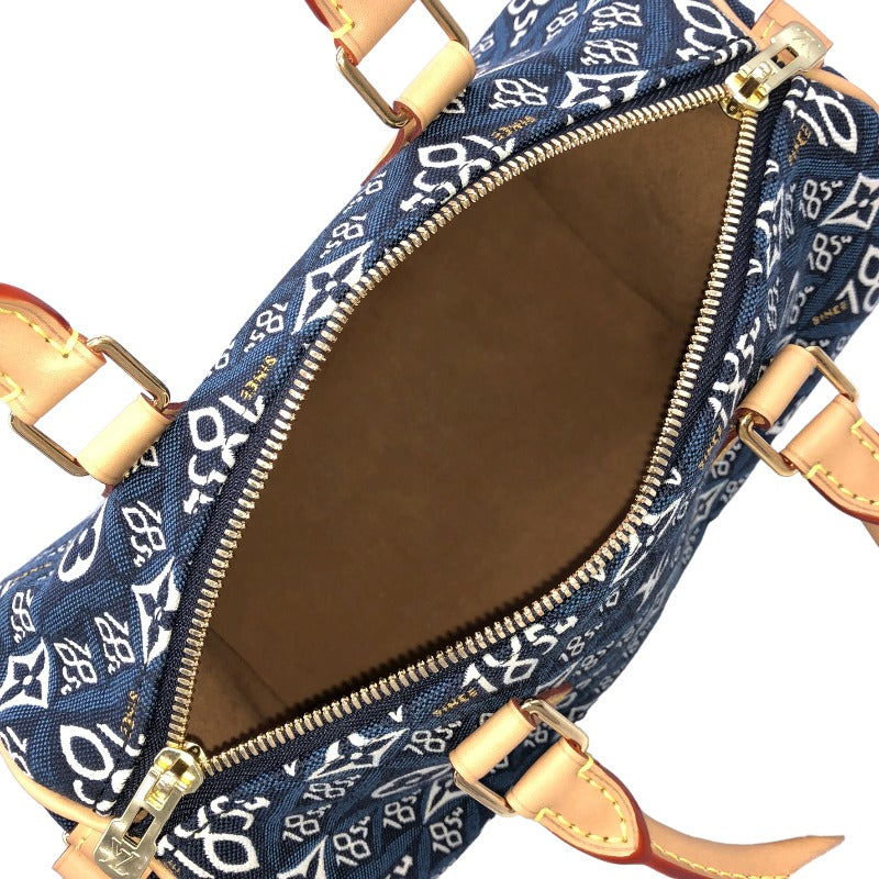 Louis Vuitton Speedy Bandouliere 25 Navy  Boston Bag