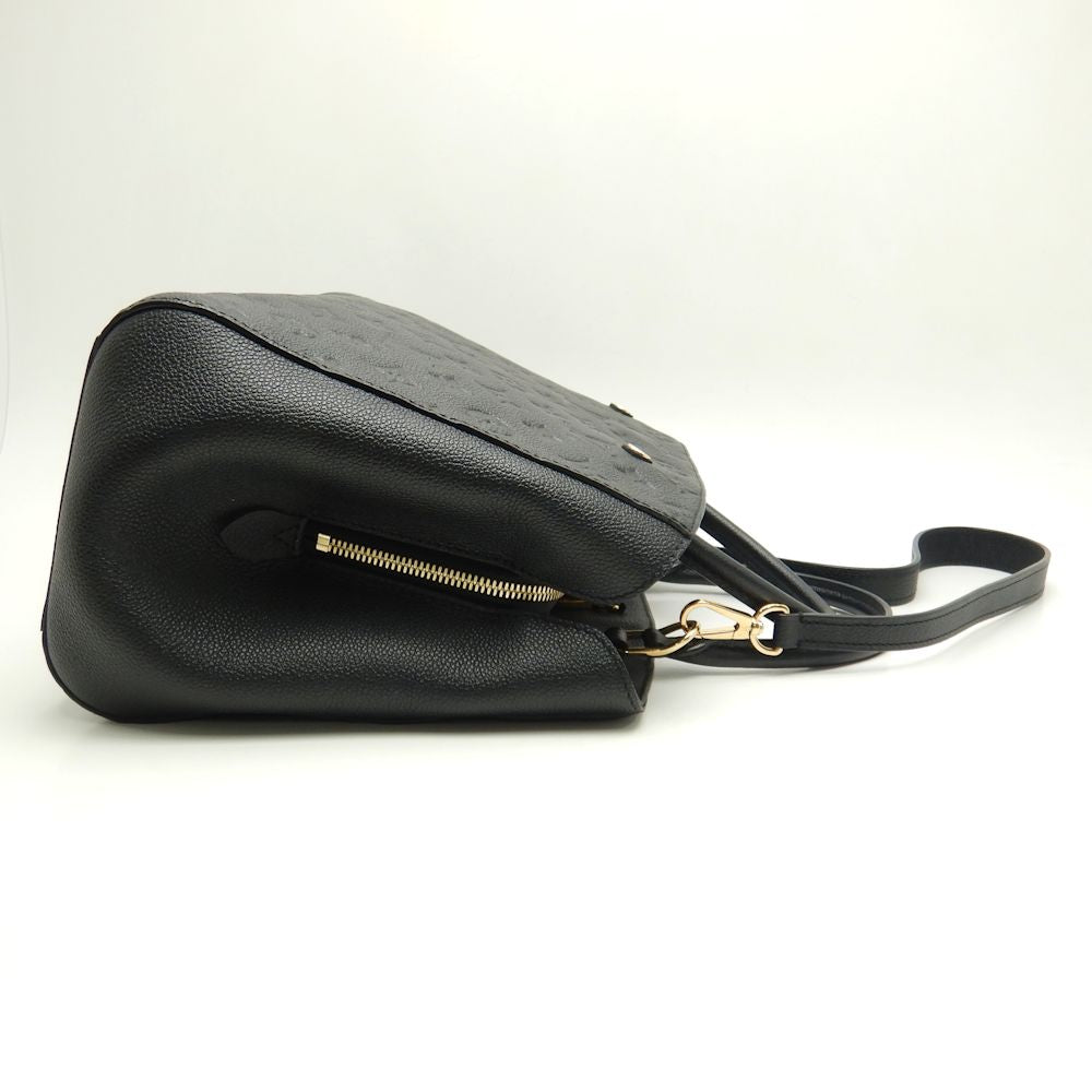 Louis Vuitton Emplant Montaigne MM Noir 2WAY Bag Black