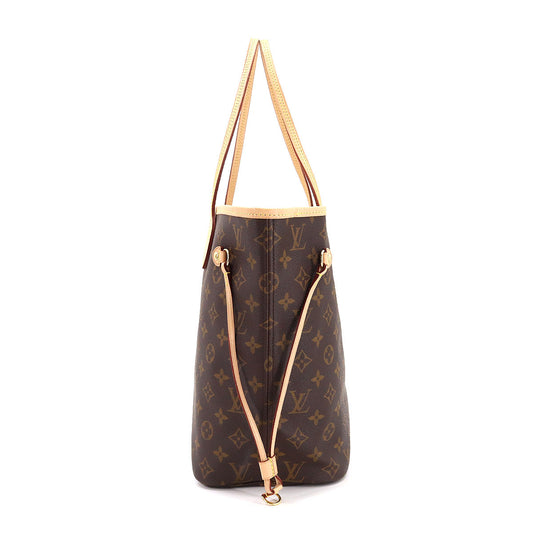 Louis Vuitton Monogram Neverfull MM Tote Bag Brown