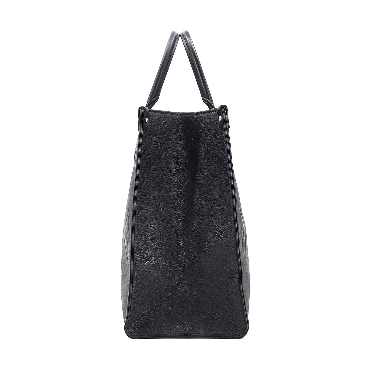Louis Vuitton Monogram Implant Onthego GM 2 Way Tote Shoulder Bag Noir