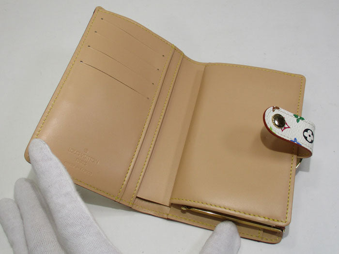 Louis Vuitton Portomone Bie Vienois Bifold Compact Wallet Monogram Multicolor