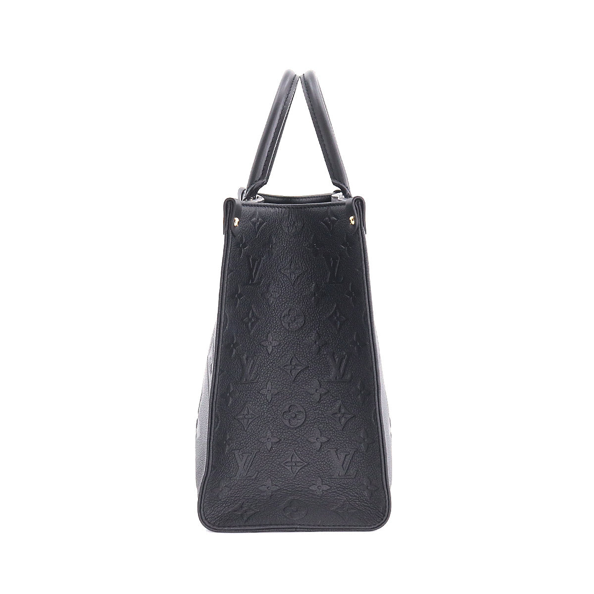 Louis Vuitton Monogram Emplant Onthego MM 2 Way Tote Shoulder Bag Noir