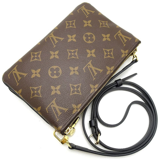 Louis Vuitton  Pochette Double Zip Monogram