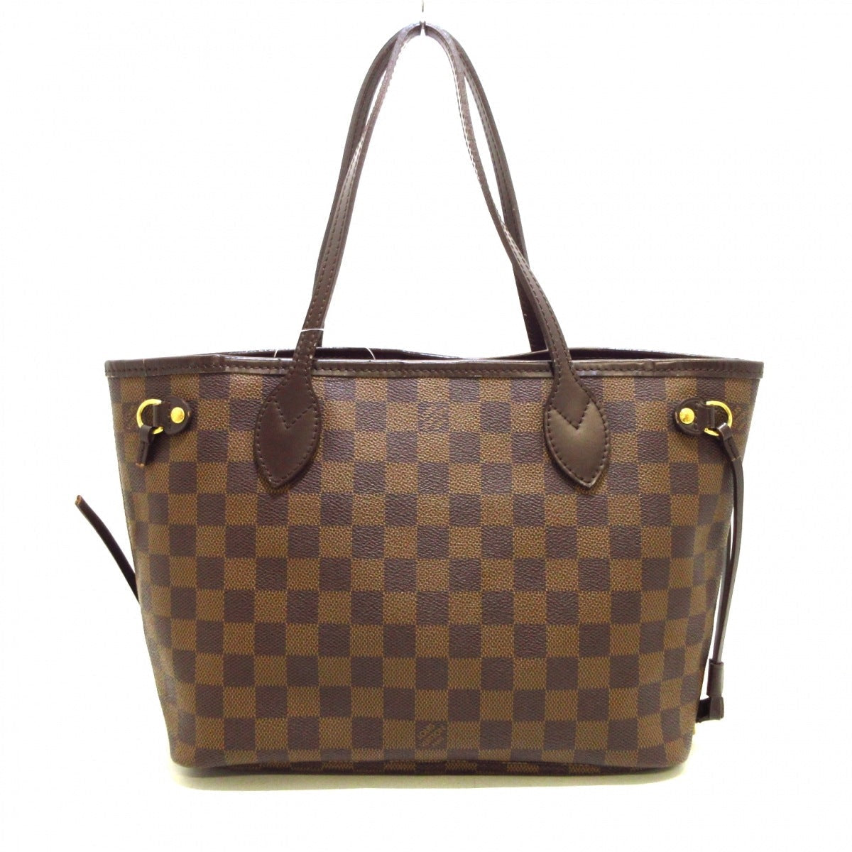 Louis Vuitton Neverfull PM Tote Bag Ebene Damier Canvas