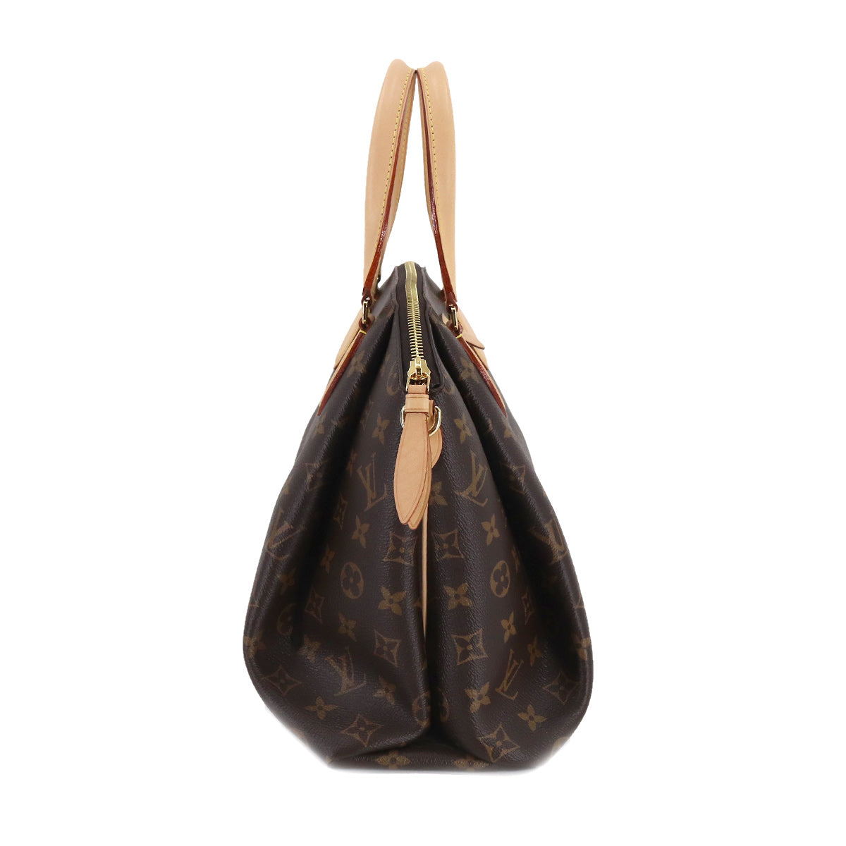 Louis Vuitton Monogram Rivoli MM 2 Way Hand Shoulder Bag Brown